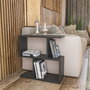 Hanah Home Mesa Auxiliar Life, Antracita, 60x60x20 cm